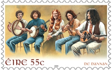 Charlie Piggott De Dannan Postage Stamp Ireland